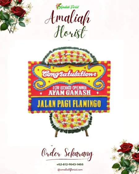 Sewa Papan Bunga Lirboyo